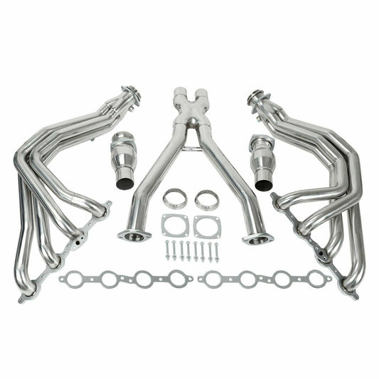 RASTP Exhaust Manifold for Chevy Corvette 1997-2004 5.7L Long Tube 1-7/8" - RASTP