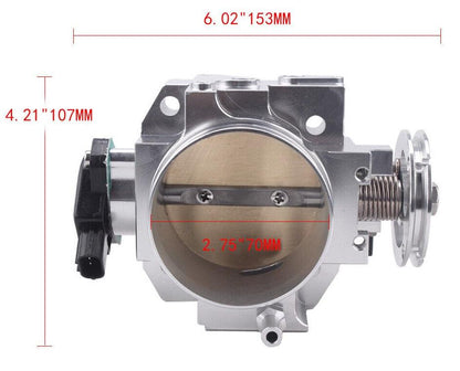 RASTP Throttle Body with Sensor for Acura Honda DC5 EP3 FG FA K-Series K20 Swap - RASTP