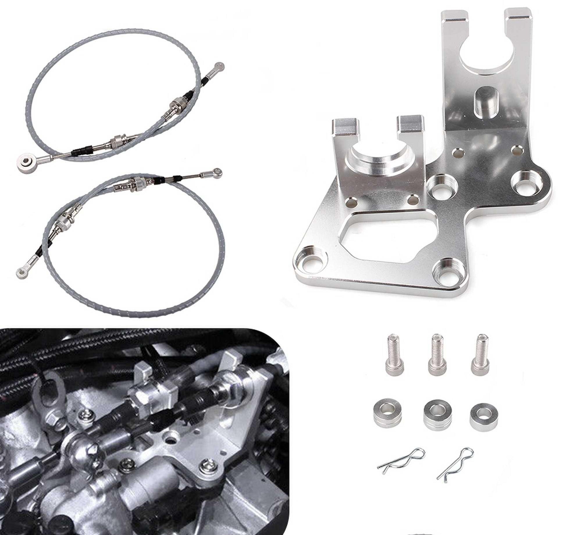 Transmission Shifter Cable Bracket – For K-Series Swap (K20/K24) – RASTP Aluminum