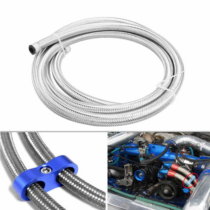 RASTP 3M AN4 - AN10 Oil Line Hose Stainless Steel Braided PTFE Brake Fuel Hose Pipe Oil Cooler Tubing - RASTP