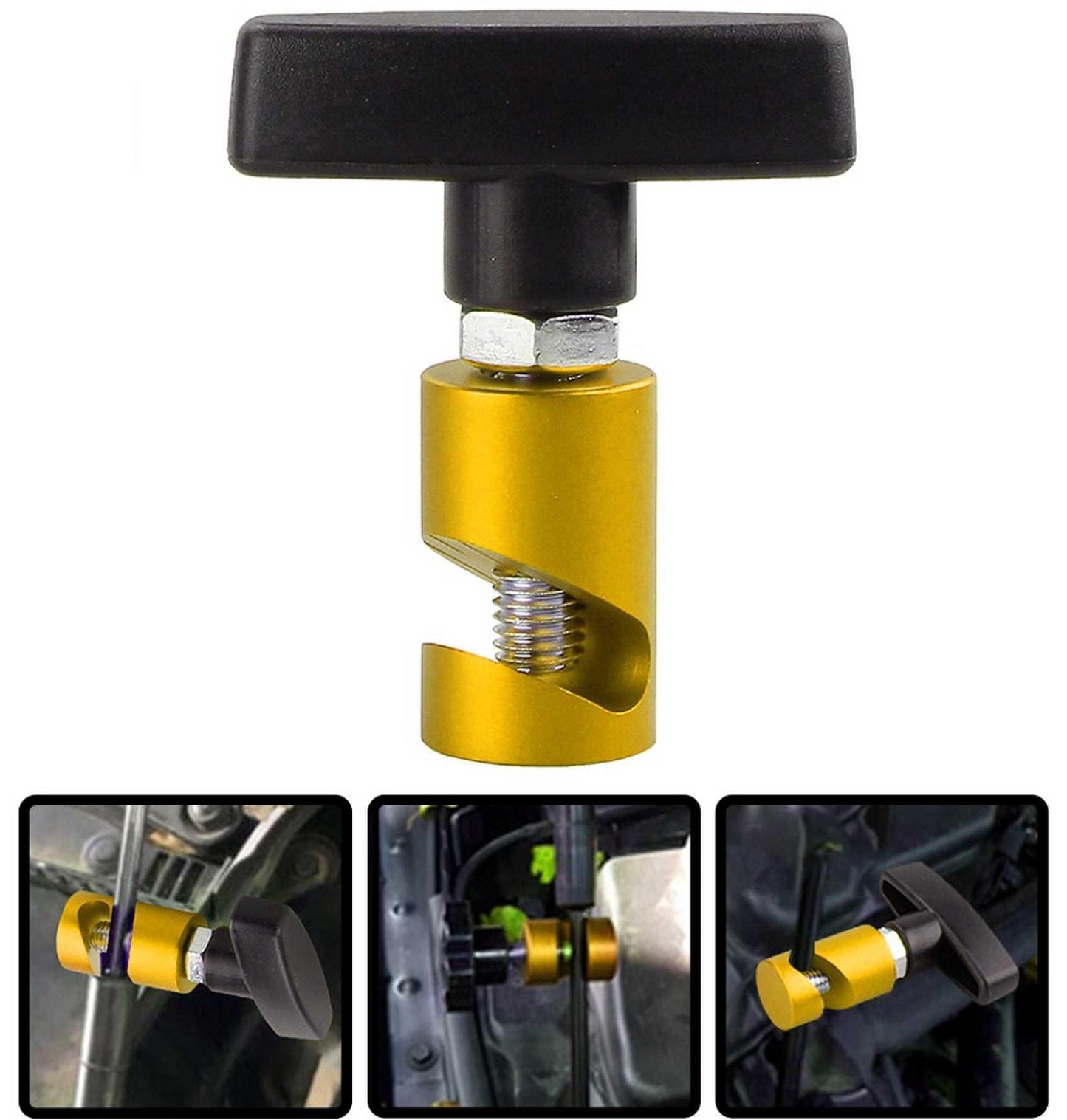 RASTP Universal Aluminum Car Hood Holder Trunk Air Pressure Anti-Slip Engine Cover Lifting Support Rod - RASTP