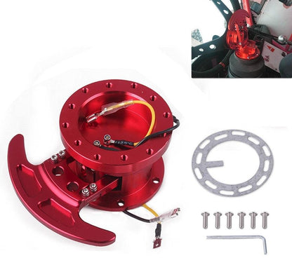 RASTP Universal Steering Wheel Quick Release Hub Kit Adapter Body Removable Snap Off Boss Kit - RASTP