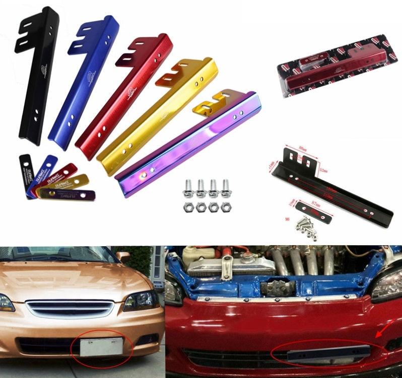 RASTP Car License Plate Frames Aluminum Tag Frame for Front and Rear Car Tags - RASTP