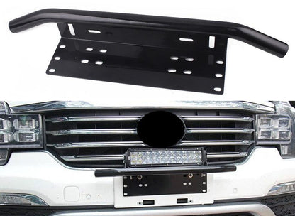 RASTP Universal Aluminum Front Insurance License Plate Bracket Car Light Bracket - RASTP