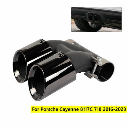 RASTP Stainless Steel Exhaust Pipe Tail Muffler Tip for Porsche Cayenne 8117C 2016-2023 - RASTP