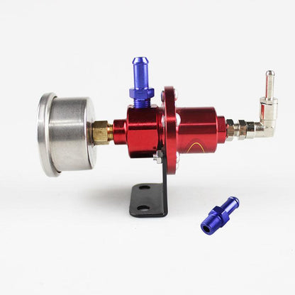 RASTP Universal Aluminum Adjustable Fuel Pressure Regulator with Gauge - RASTP