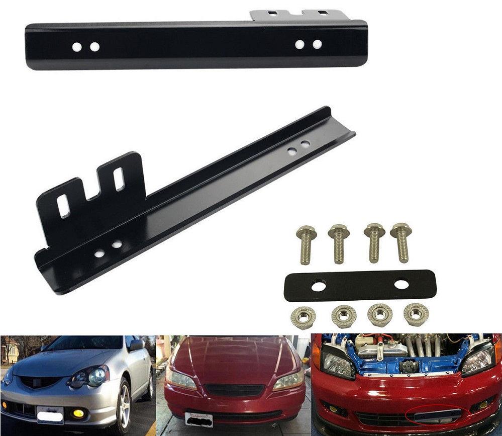 RASTP Car License Plate Frames Aluminum Tag Frame for Front and Rear Car Tags - RASTP