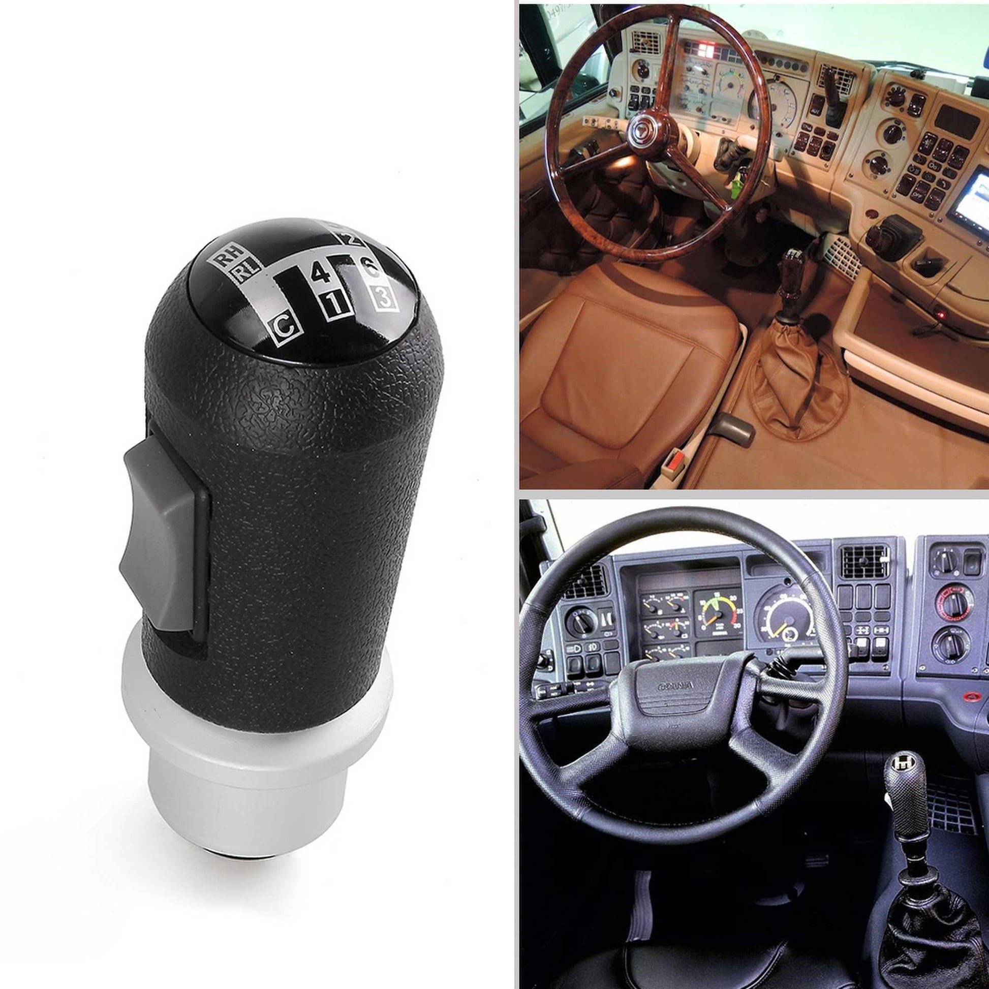 RASTP 6 Speed+R+C Truck Gear Shifter Lever Knob with Gearbox Splicer Switch for Scania 3 Series 4 Series 1377386