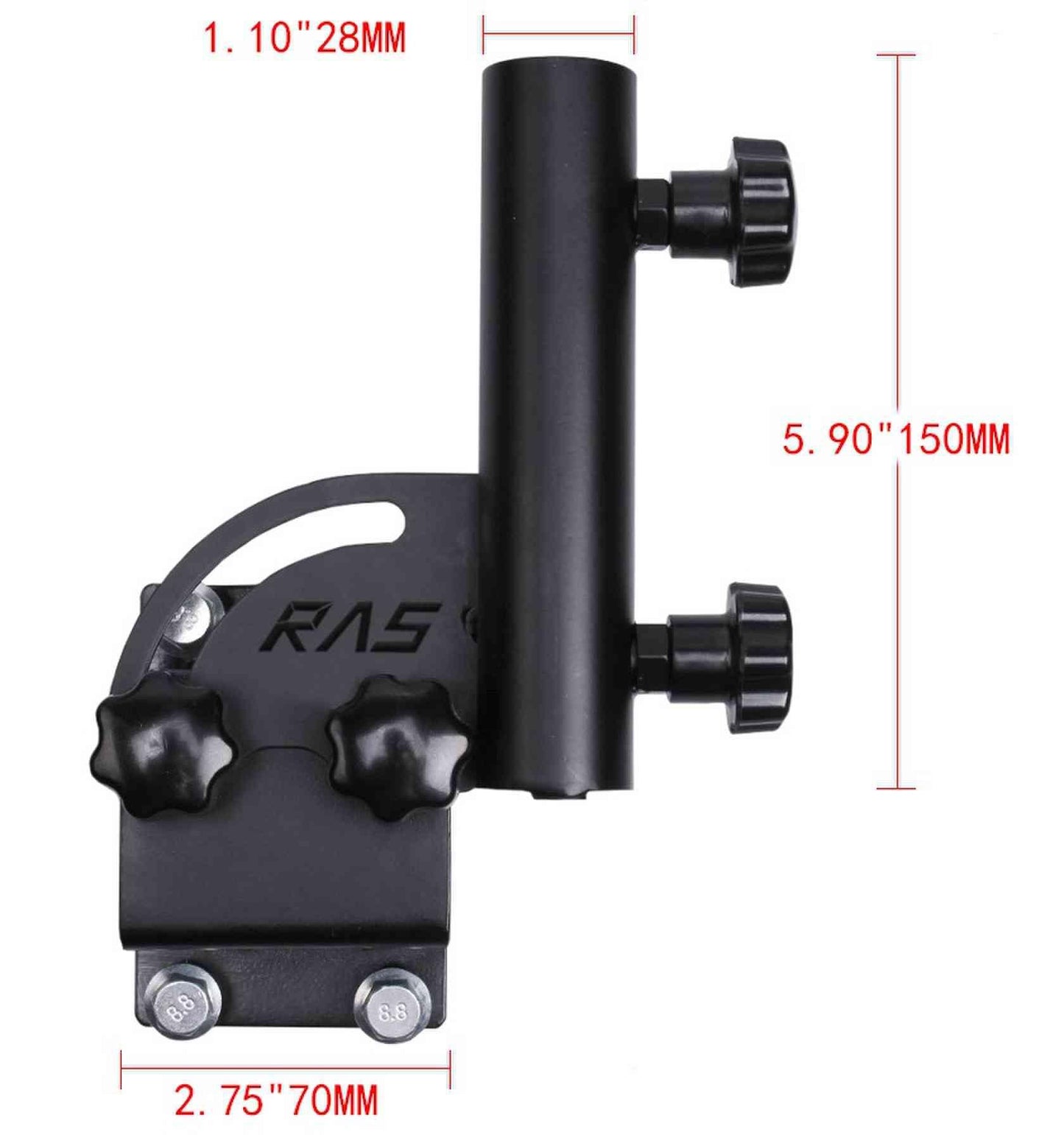 RASTP Off-Road Flag Holder Flagpole Flag Pole Antenna Base Bracket for Car Motorcycle Bike - RASTP