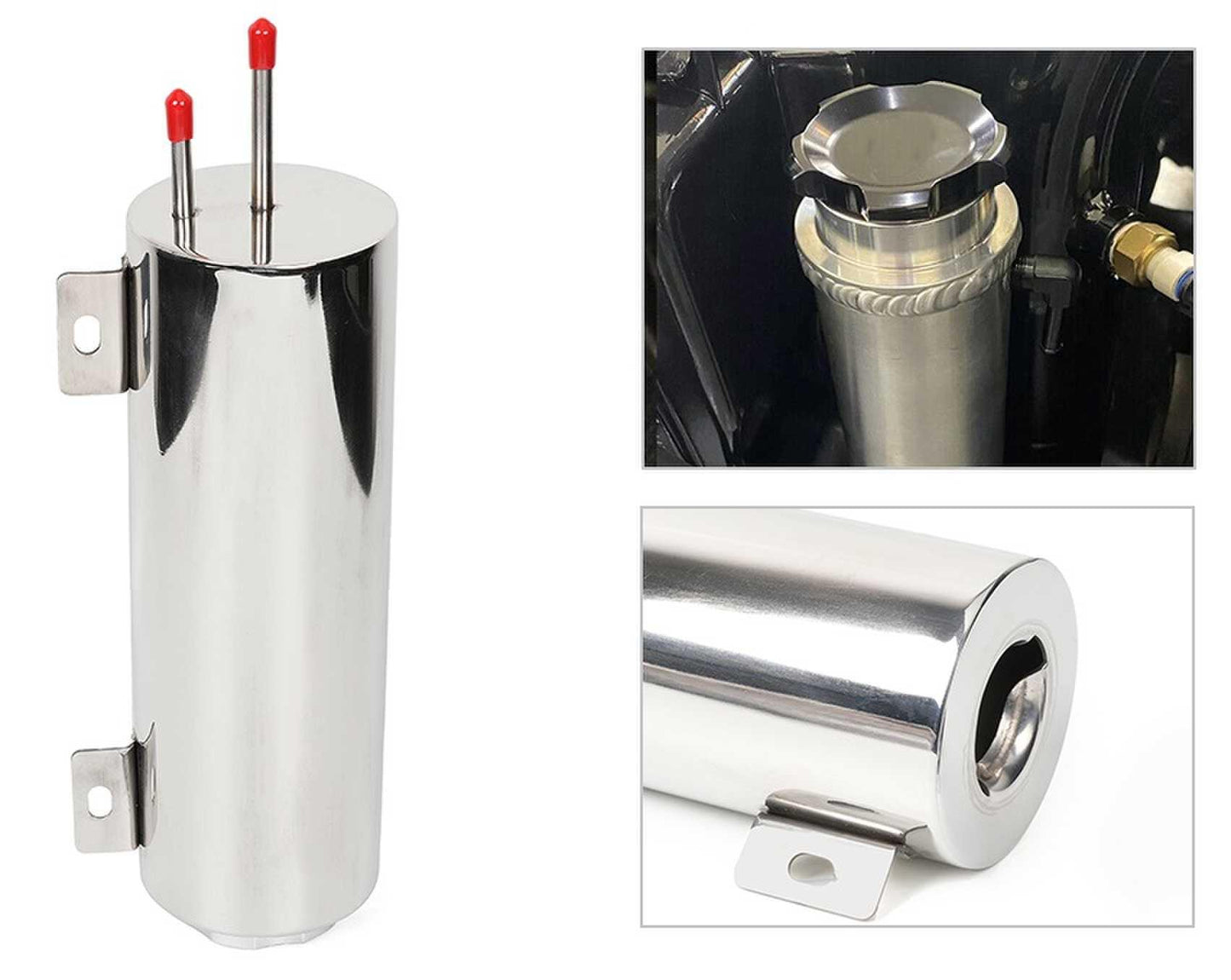 RASTP Radiator Overflow Tank Bottle Catch Can Car Modification Cooling Accessories - RASTP