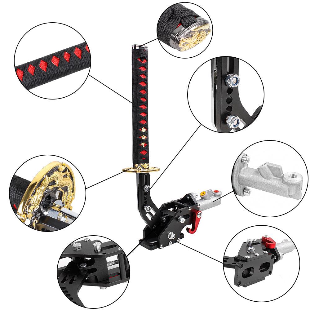 RASTP Universal Racing Hydraulic Handbrake Samurai Sword Handbrake Drift Hydraulic Handbrake - RASTP