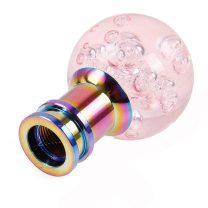 RASTP Universal Acrylic Transparent Bubble Shift Knob Car Manual Shift Lever Handle with 3 Adapters - RASTP