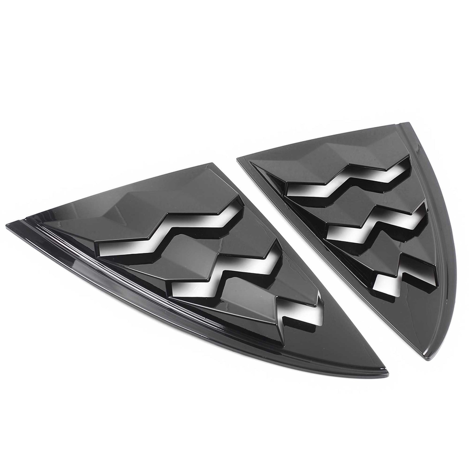 RASTP Carbon Fiber Side Window Louvers Cover Vent Cover 2Pcs for Model 3 2017-2021 - RASTP