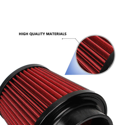 RASTP Universal 76mm 100mm Car Cone High Flow Cold Air Intake Filter Mushroom Head Air Filter for Sport Racing Car Engine - RASTP