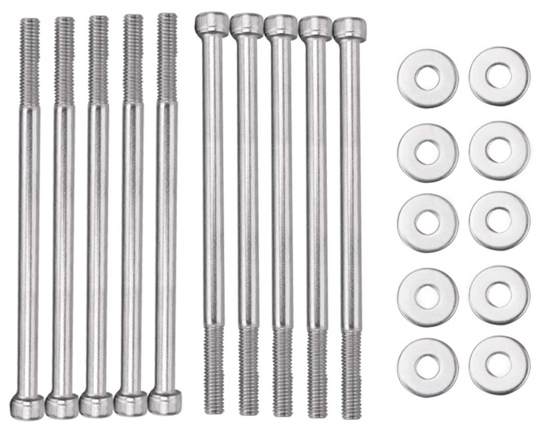 RASTP Intake Manifold Bolts Stainless Steel Kit for Chevy V8 Engines for GEN III LSX LS2 LS3 LS6 - RASTP