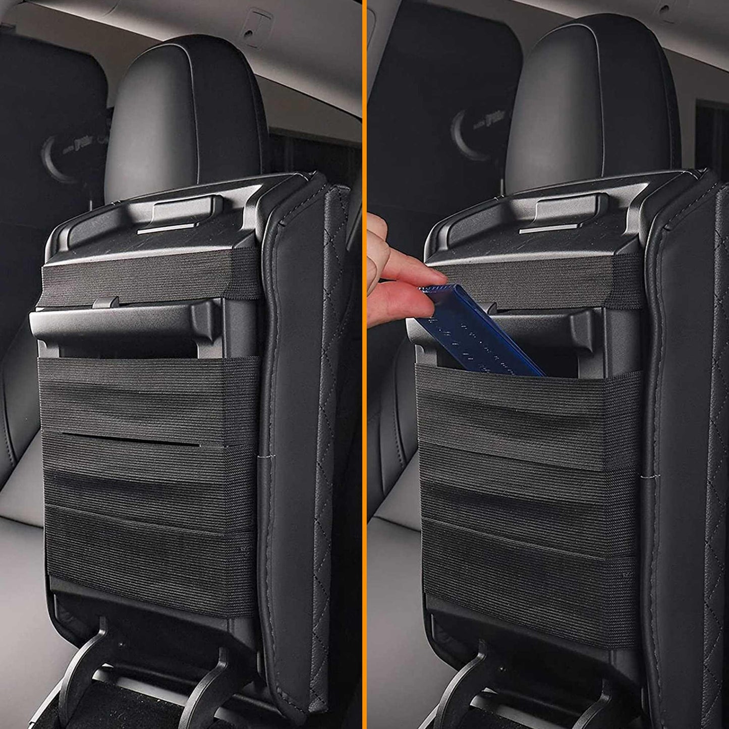 RASTP Center Console Cover Compatible with Accessories Custom PU Leather Armrest Pad Protection for Tesla Model 3 Y - RASTP