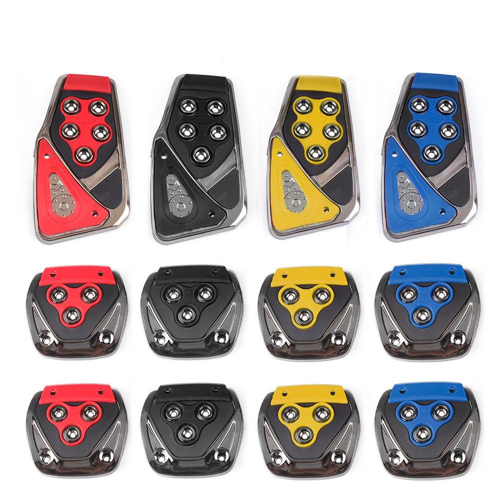 non slip pedal RASTP 3Pcs Non-Slip Rubber Manual Foot Pedal Cover Set Kit