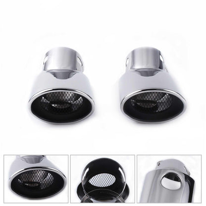 RASTP Dual Stainless Steel Exhaust Tail Pipe Tip for Range Rover Vogue L322 (02-10) Diesel Sport (05-10) Diesel - RASTP