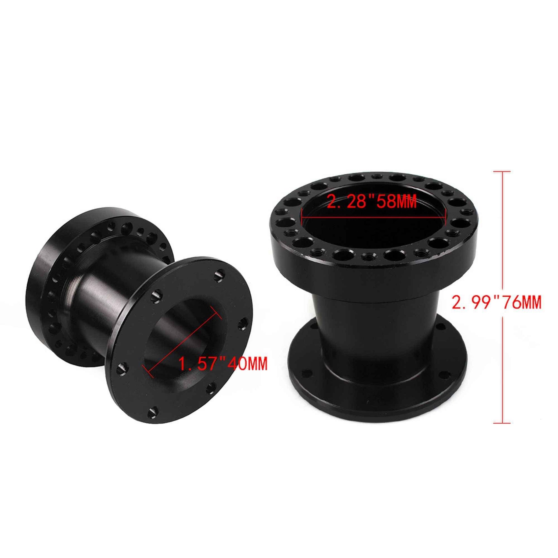 RASTP High Quality 51mm 76mm 101mm Steering Wheel Height Adapter Steering Wheel Spacer Hub Adapter - RASTP