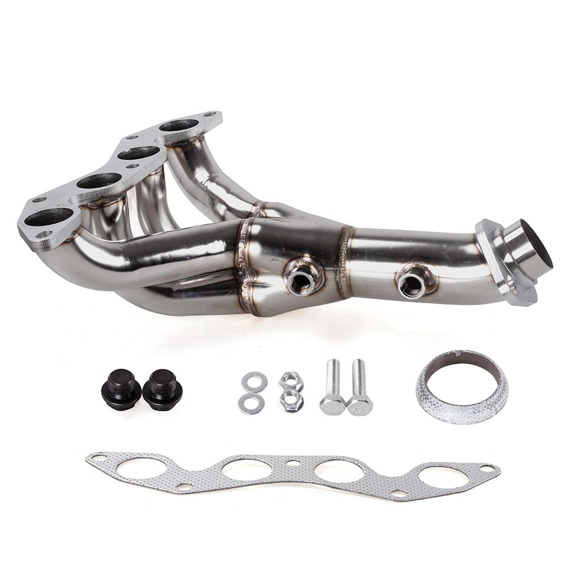 RASTP Stainless Steel Racing Manifold Header Exhaust For 01-05 HONDA CIVIC DX/LX D17 1.7 EM2/ES1 - RASTP