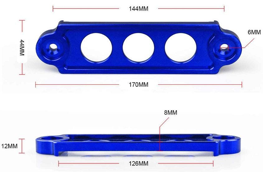 RASTP Racing Battery Tie Down Hold Bracket Lock Anodized for Honda Civic/CRX 88-00 - RASTP