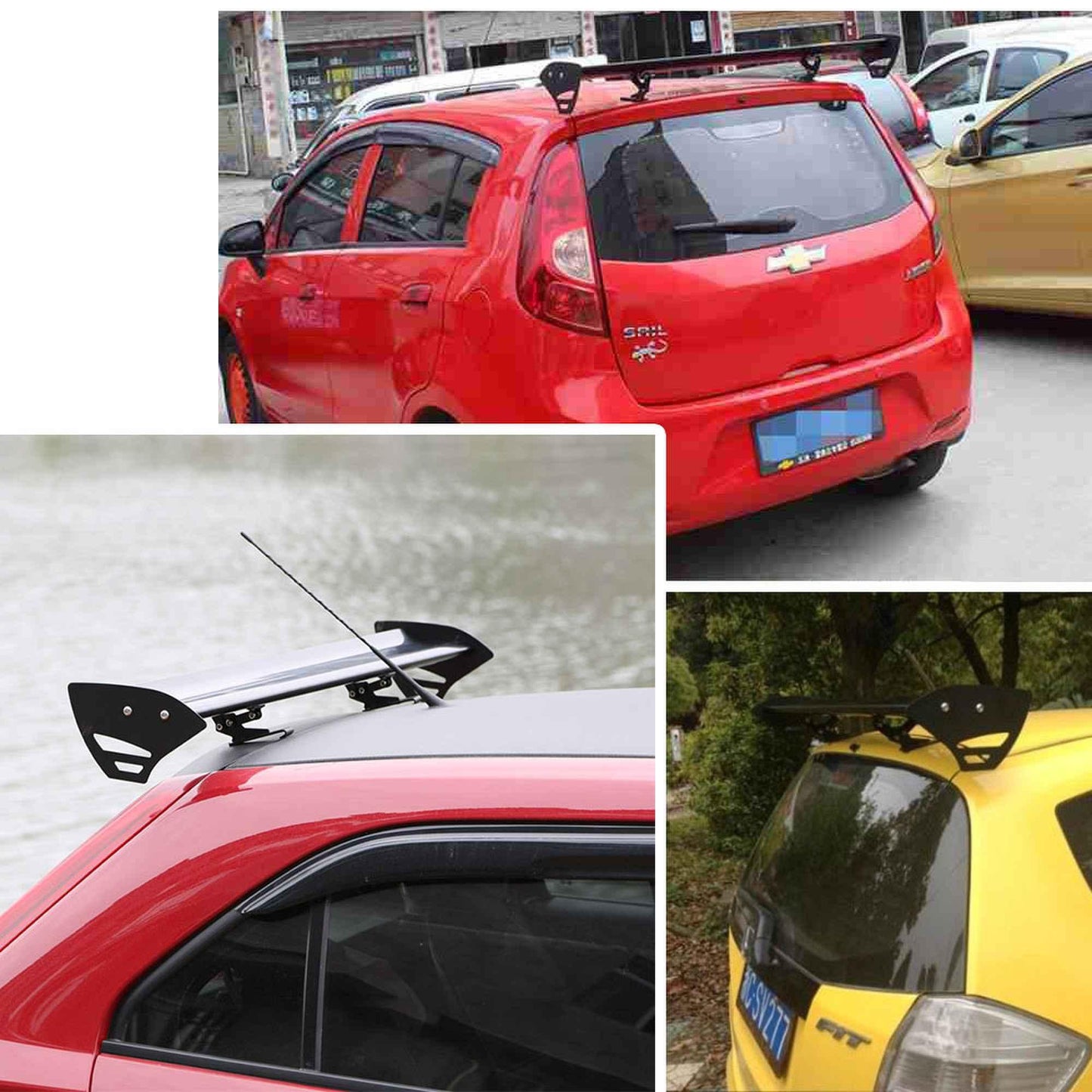 RASTP Universal 43 inch GT Wing Drift Spoiler Adjustable Rear Spoiler - RASTP