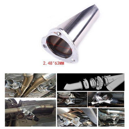 RASTP Stainless Steel 2.48 inch Electric Exhaust Downpipe Cutout E-Cut Out Dual-Valve Remote Wireless - RASTP