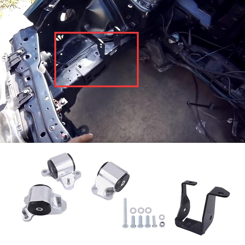 RASTP Engine Swap Mount Kit (2-bolt Left Mount) Fit for 1996-2000 HONDA CIVIC B-Series - RASTP