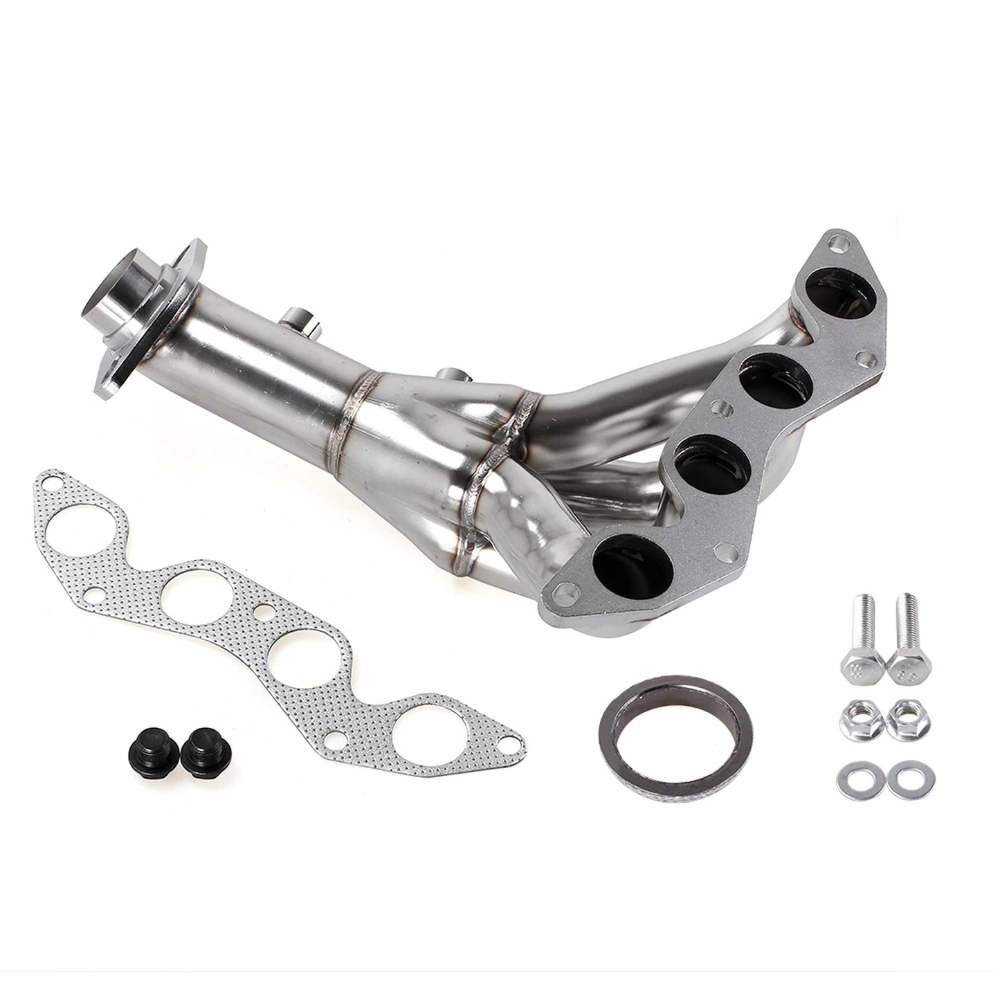 RASTP Stainless Steel Racing Manifold Header Exhaust For 01-05 HONDA CIVIC DX/LX D17 1.7 EM2/ES1 - RASTP