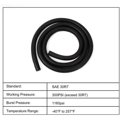 RASTP NBR Rubber Fuel Line Hose by Feet Small Engine Diesel Oil Gas Pipe Replacement - RASTP