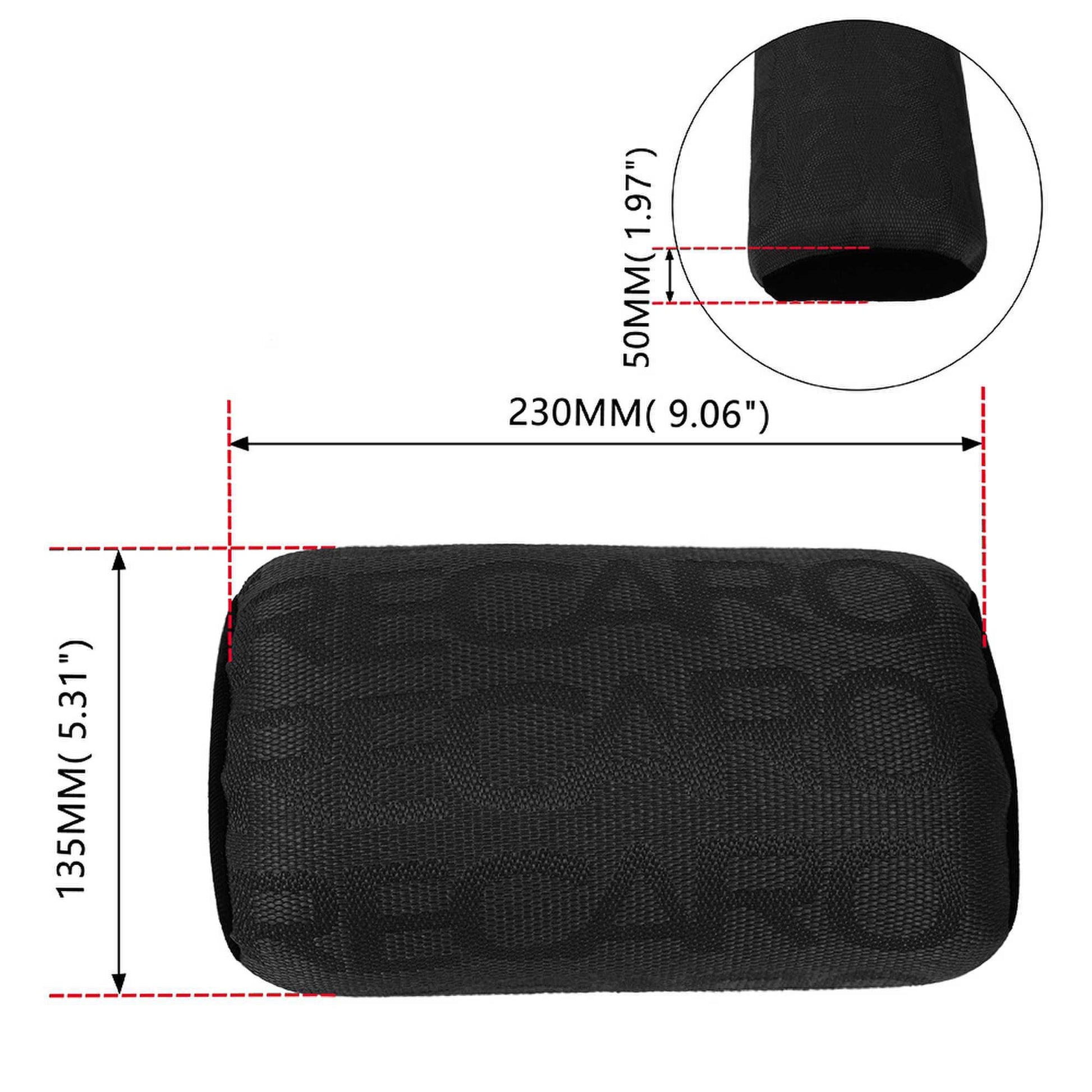 RASTP Universal 2Pcs Soft Auto Pillow JDM Style RECARO Neck Pillow Fabric Gradation Car Seat Headrest Car Neck Pillows - RASTP