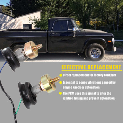 RASTP Dual Knock Sensors and Wire Harness for Chevy GM LS1 LS6 LQ9 4.8L 5.3L 6.0L 8.1L - RASTP