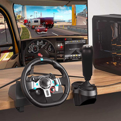  USB Racing Shifter & Steering Wheel Simulator for ATS & ETS2 on  PC Windows - Compatible with Logitech G29 G27 G25 G920, Thrustmaster  T300RS/GT - Gearshift for Realistic Driving Experience 