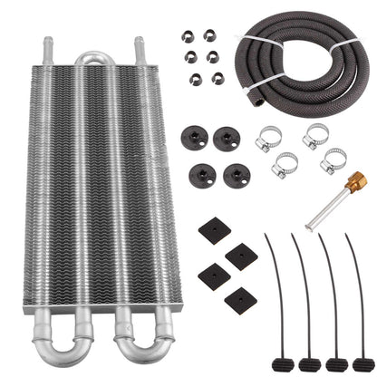 RASTP Universal Oil Cooler Kit Transmission Plate & Fin Cooler Kit - RASTP