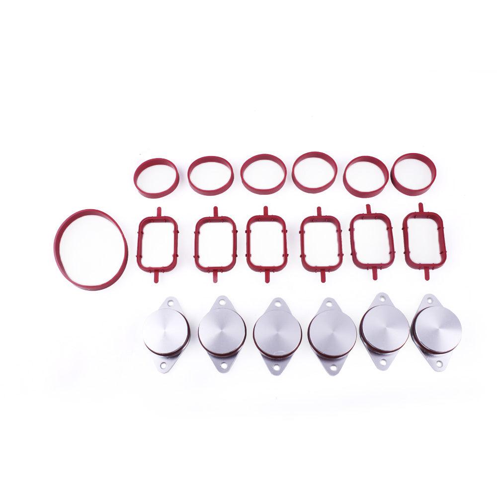 RASTP 4/6Pcs 22mm/33mm Diesel Swirl Flap Blanks Intake Manifold Gaskets Repair Replacement Kit for BMW M57 - RASTP