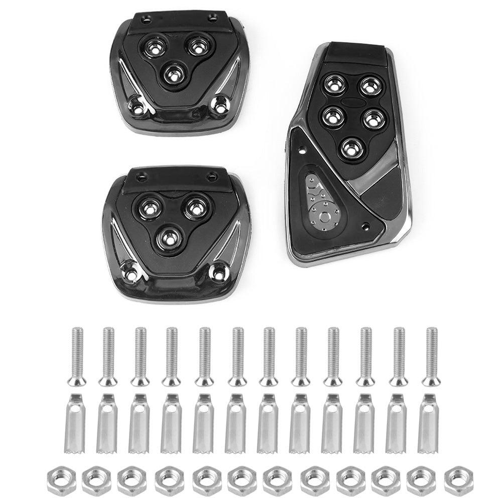 non slip pedals RASTP 3Pcs Non-Slip Rubber Manual Foot Pedal Cover Set Kit