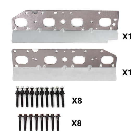 RASTP Exhaust Manifold Gasket Set with L+R Bolt Studs - RASTP