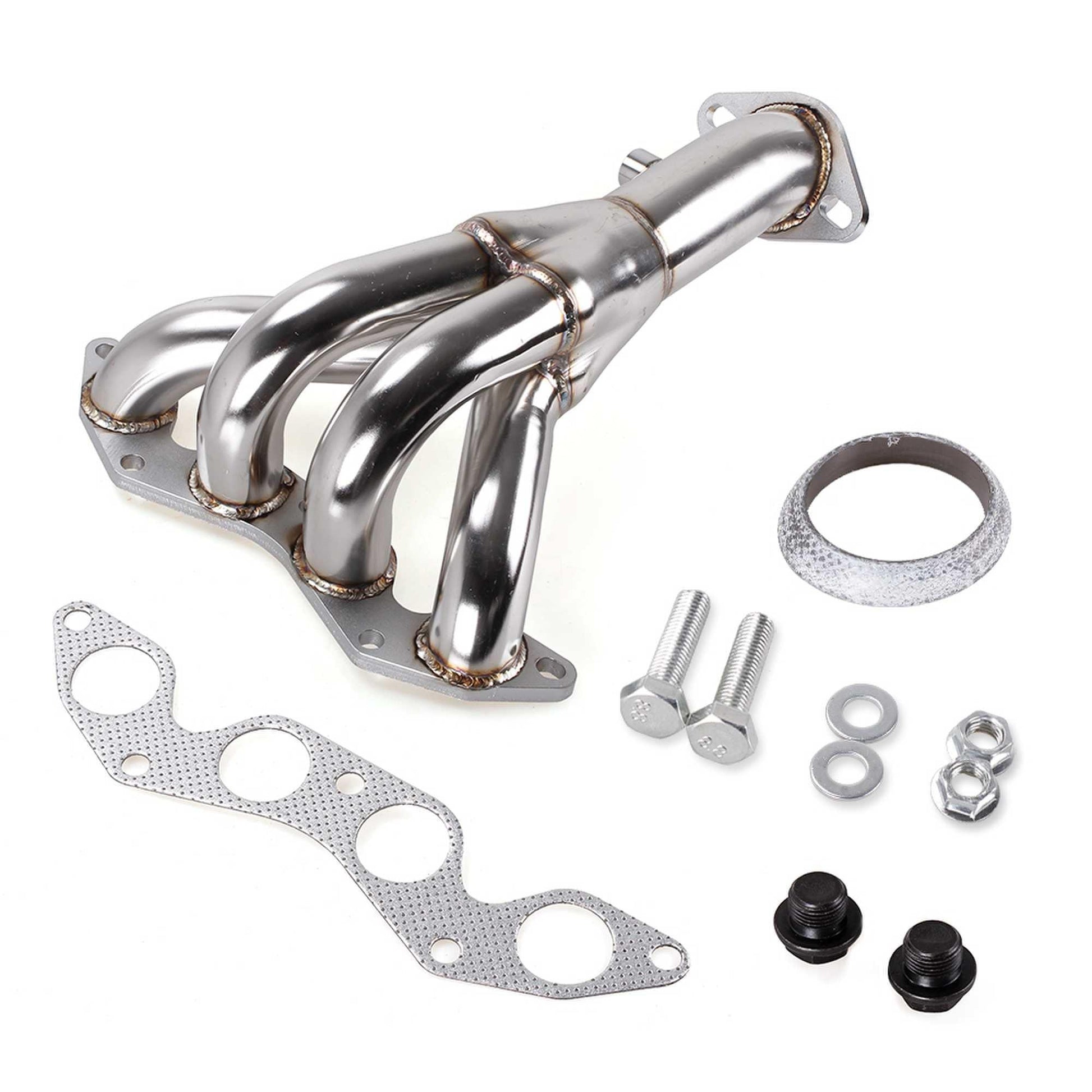 RASTP Stainless Steel Racing Manifold Header Exhaust For 01-05 HONDA CIVIC DX/LX D17 1.7 EM2/ES1 - RASTP