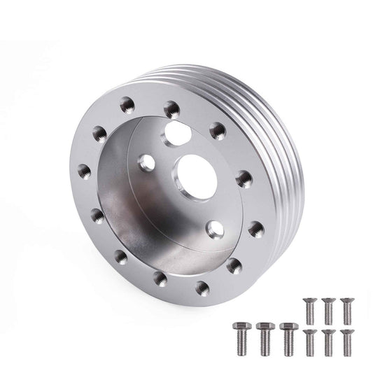 RASTP Aluminum 0.5 inch 1 inch Car Steering Wheel Hub Adapter Boss Kit Car Styling 6 Holes - RASTP