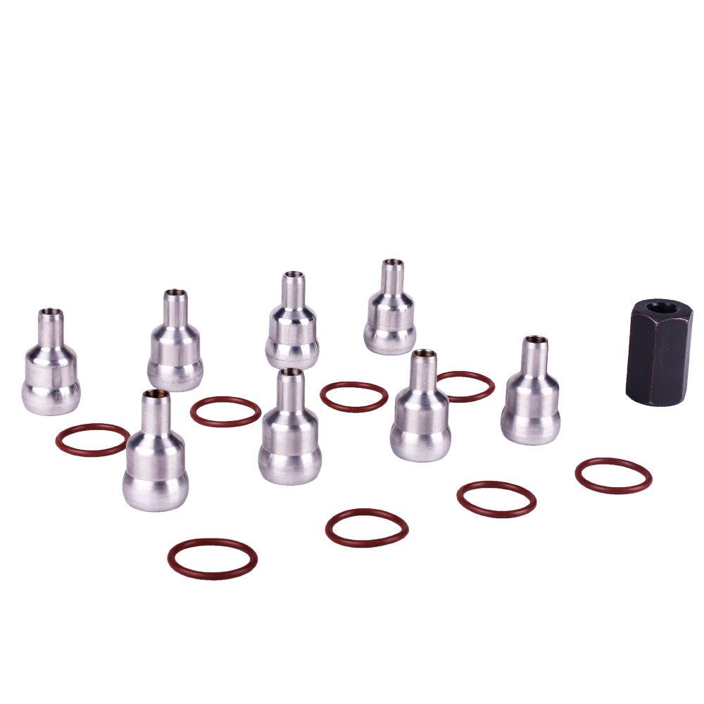 RASTP 8 Pcs/Set 6.0L High Pressure Oil Rail Ball Tube Repair Kit with Tool New for Ford F-250/F-350 2003-2010 - RASTP