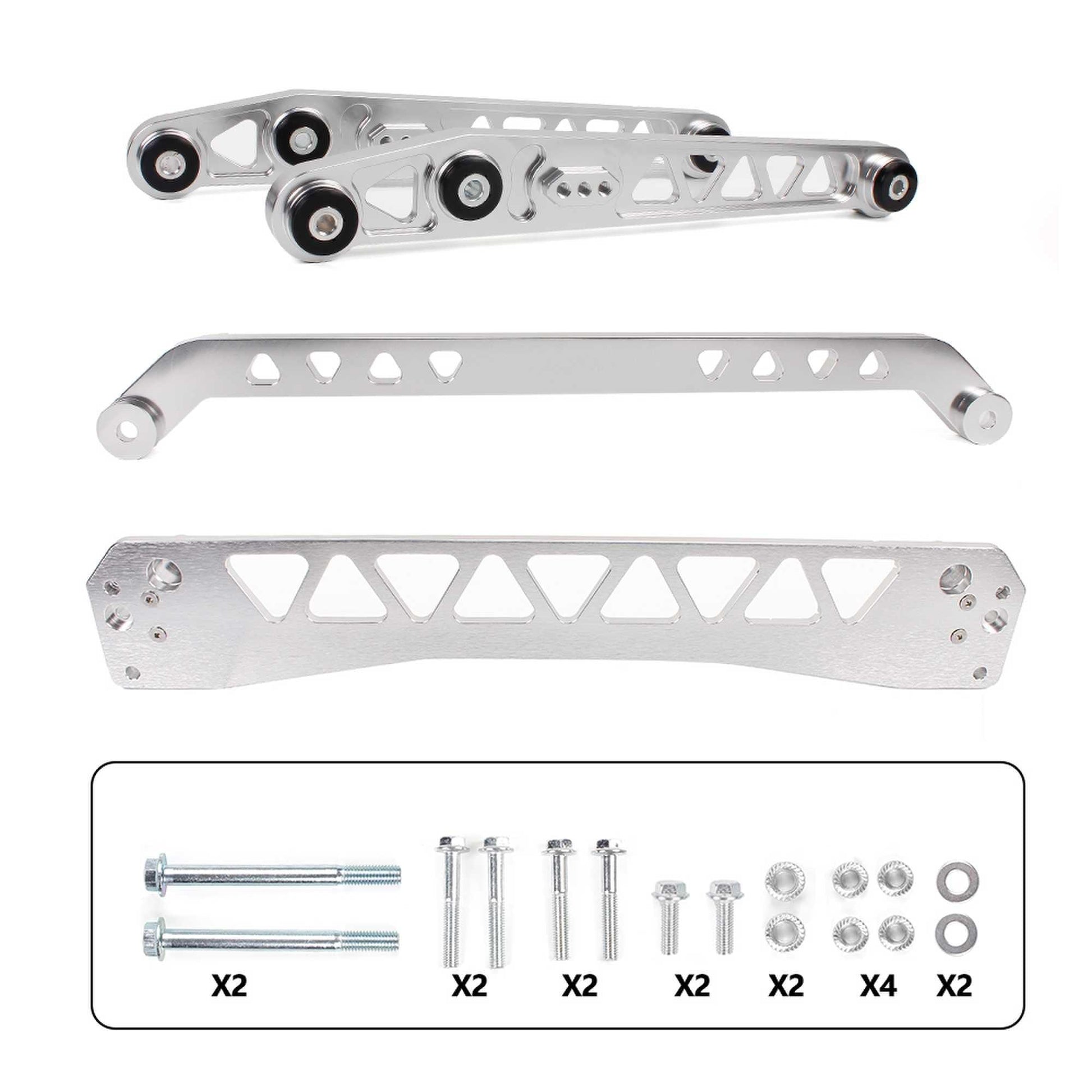 RASTP Aluminium Rear Lower Control Arms LCA Set for 96-00 Honda Civic EK - RASTP