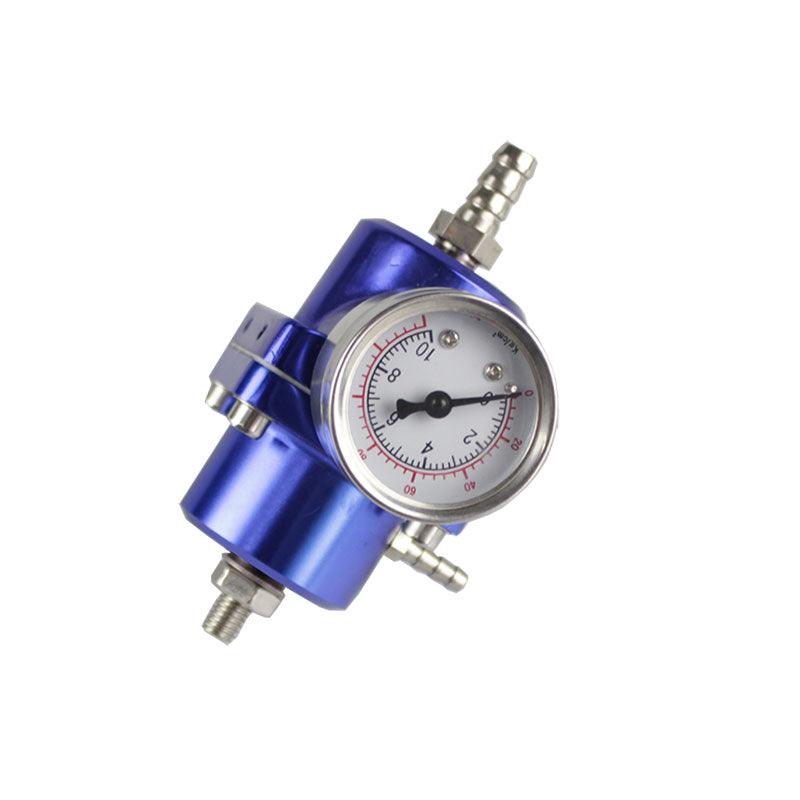 RASTP Universal Adjustable Fuel Pressure Regulator Gauge 0-140 PSI EF EG EK D16 - RASTP