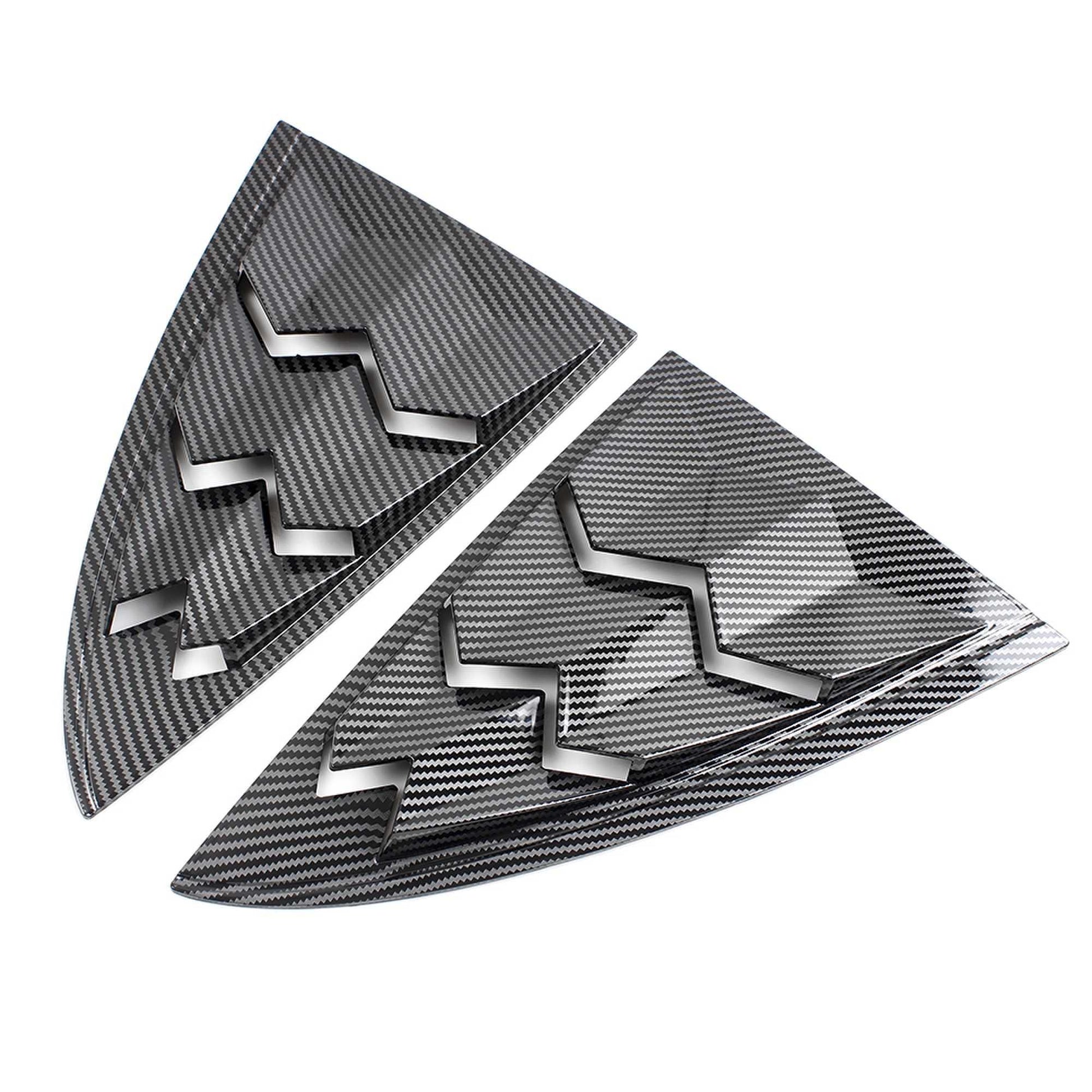 RASTP Carbon Fiber Side Window Louvers Cover Vent Cover 2Pcs for Model 3 2017-2021 - RASTP