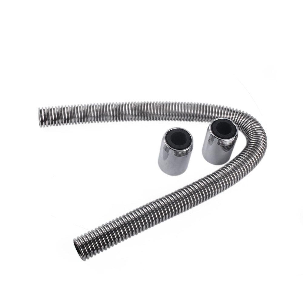 RASTP Universal Stainless Steel Radiator Flexible Coolant Water Hose Kit with Caps - RASTP