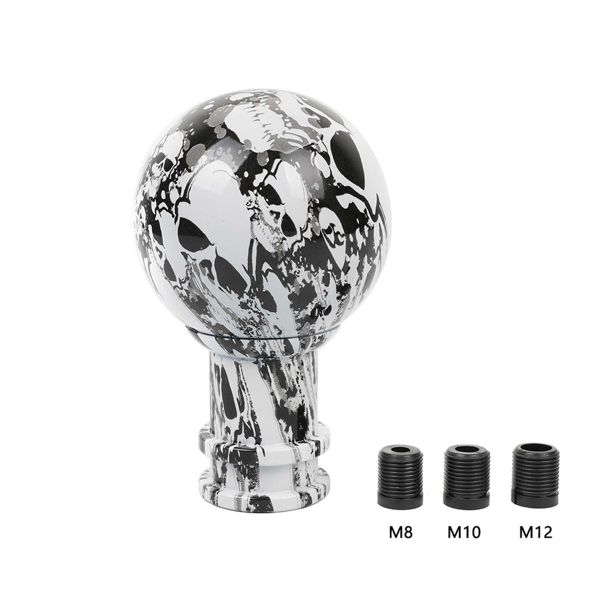 RASTP Universal Acrylic Shift Knob Ball Graffiti Gear Stick Shift Knob blue