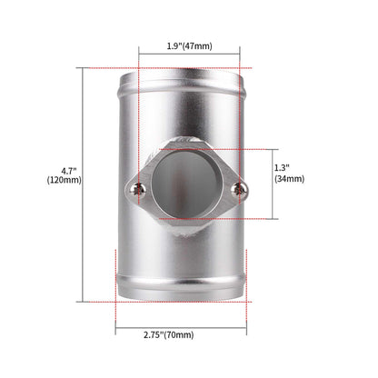 RASTP 63/70/76mm Air Flow Sensor Mount Air Flow Meter Base For Cadillac Volkswagen Nissan - RASTP