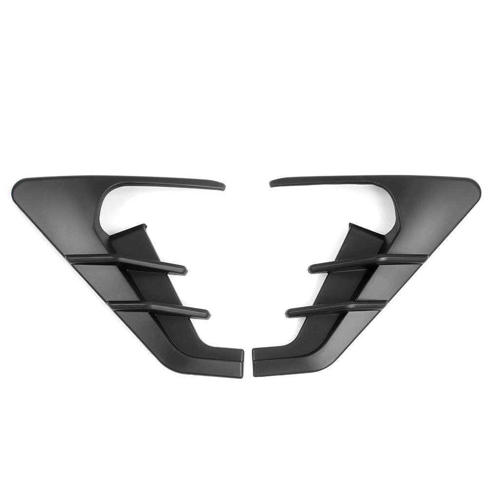 RASTP 2Pcs Shark Gills Car Camera Side Wing Panel Cover for Tesla Model 3/Y - RASTP