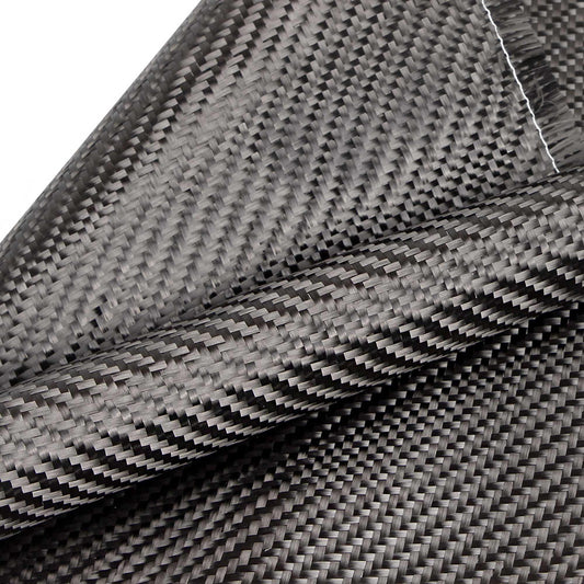 RASTP Real Carbon Fiber Cloth 3K/220Gsm 0.28mm Thickness Twill Honeycomb Hybrid DIY Fabric - RASTP