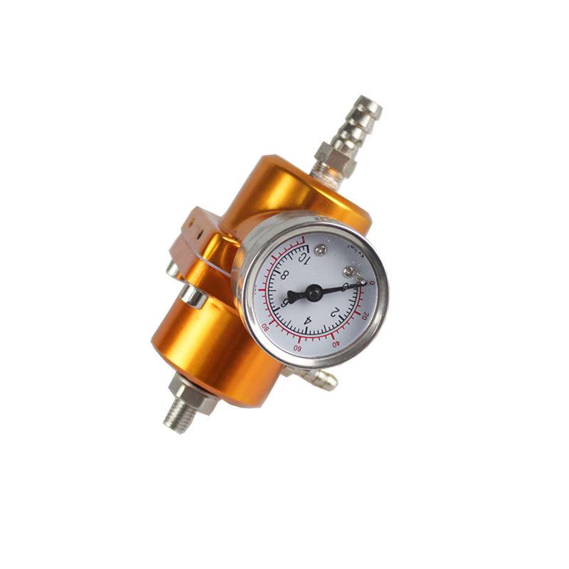 RASTP Universal Adjustable Fuel Pressure Regulator Gauge 0-140 PSI EF EG EK D16 - RASTP