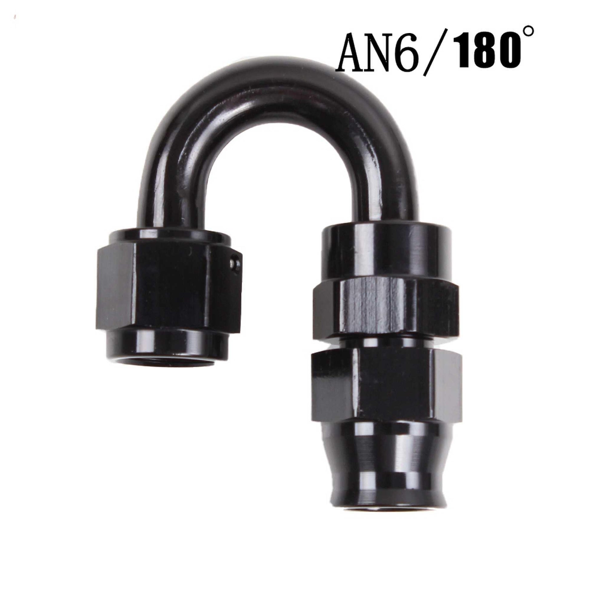 RASTP AN6 AN8 AN10 Straight 45 90 180 Degree Oil Fuel Swivel Hose End Fitting Oil Hose End Adaptor Kit - RASTP